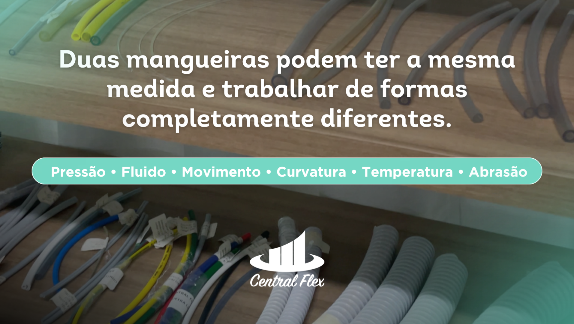 Duas mangueiras com as mesmas medidas podem exigir materiais e características diferentes. Entenda por que a aplicação deve orientar a especificação.
